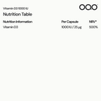 Vitamin D3 1000 IU