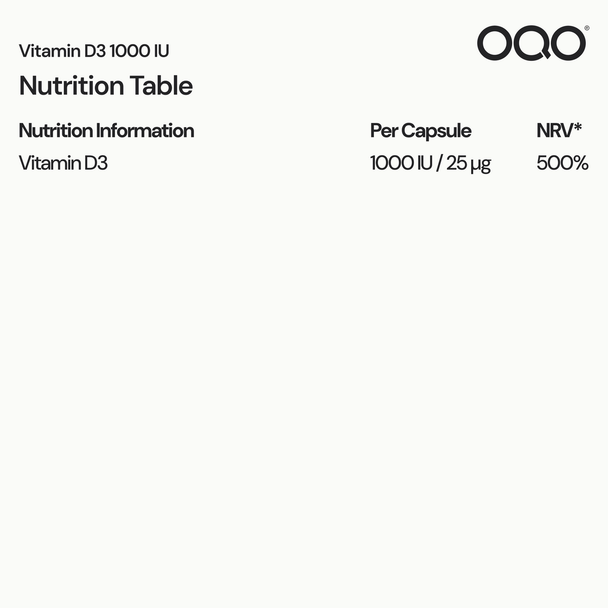 Vitamin D3 1000 IU