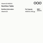 Vitamin D3 4000 IU